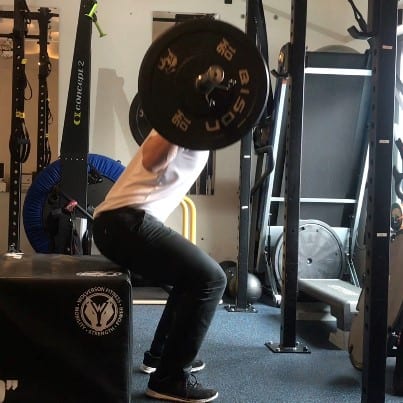 Exercises for knee pain - Box Squat