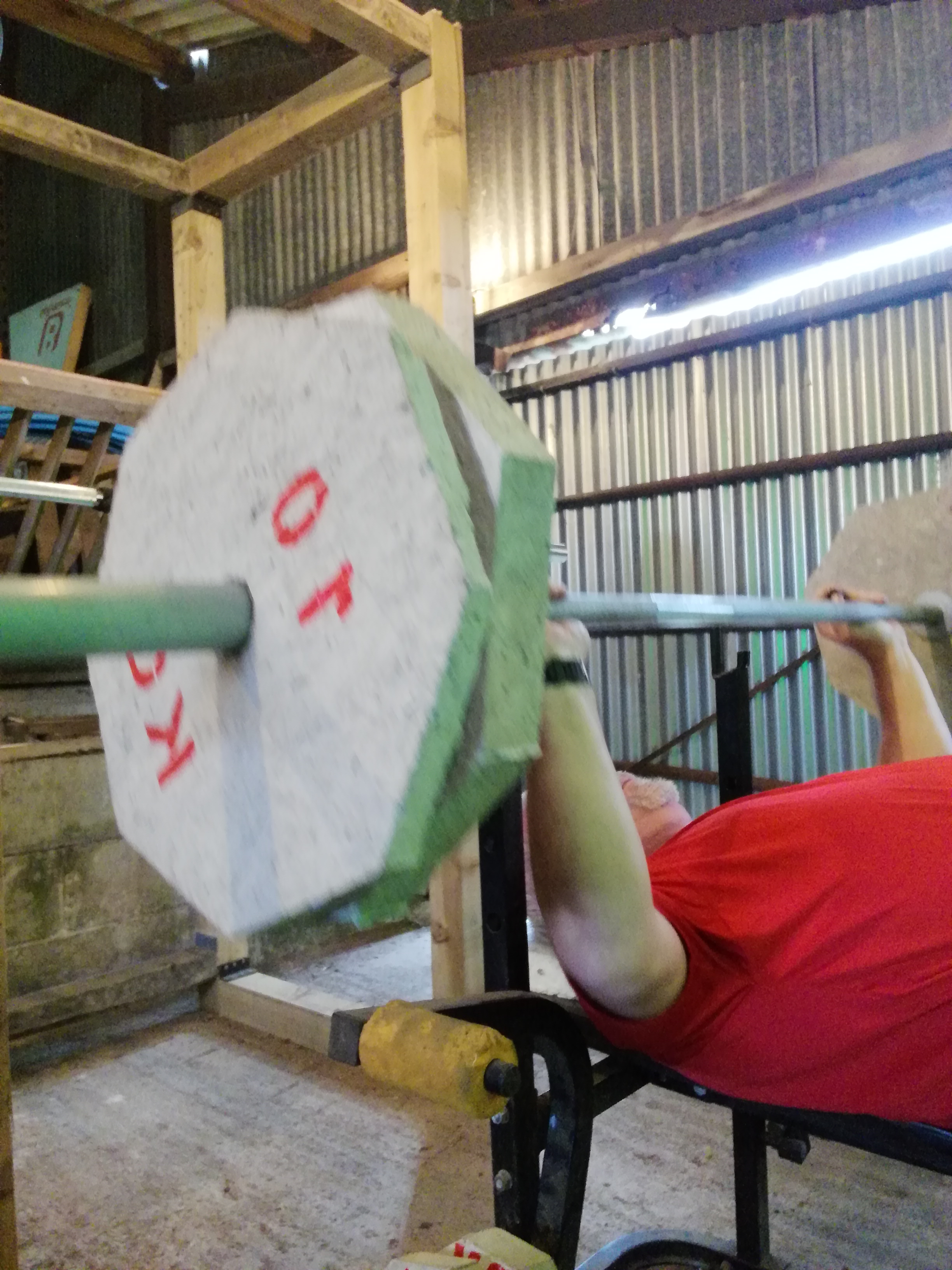 Weight Plates Made of Cement