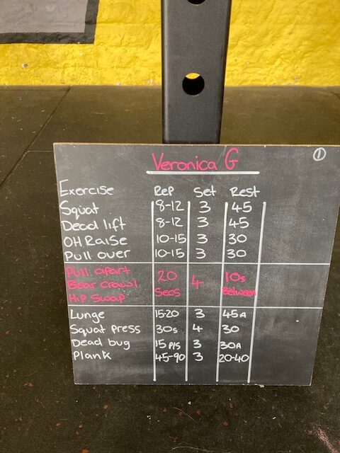 Veronicas Strength Training Workout